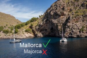 Mallorca is correct - Majorca is incorrect - En el blog del coworking de novacentro te lo explicamos - Google IMAGENES - Etimología de Mallorca - Novacentro - Coworking